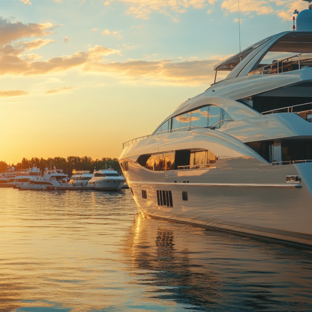Luxury Yacht projesinin modern dış hatları